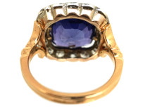 Edwardian 18ct Gold, Sapphire & Diamond Ring