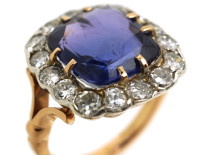 Edwardian 18ct Gold, Sapphire & Diamond Ring