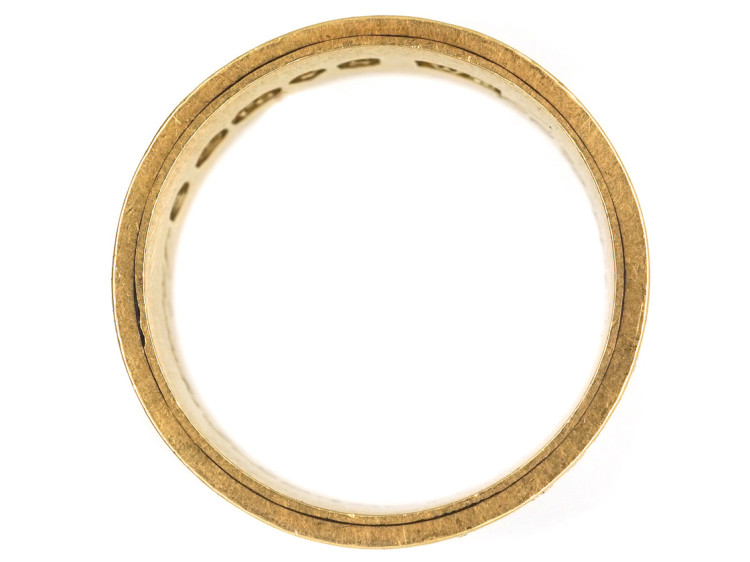 Early Victorian 18ct Gold Memorial Ring
