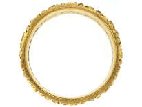 Georgian 18ct Gold & Enamel Mourning Ring for William Dent
