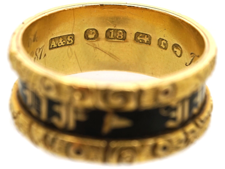 18ct Gold Memorial Ring for Thomas Easter