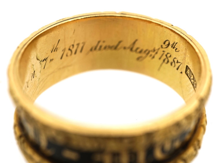 18ct Gold Memorial Ring for Thomas Easter