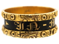 18ct Gold Memorial Ring for Thomas Easter