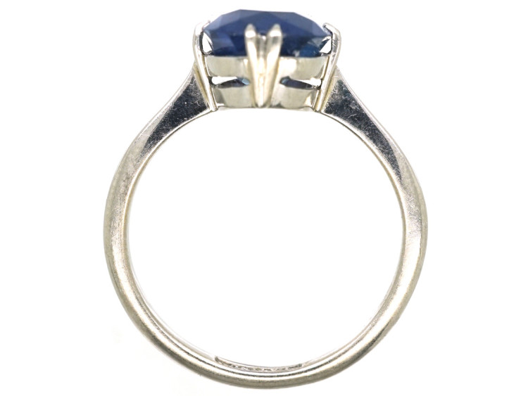 Art Deco Platinum & Sapphire Ring