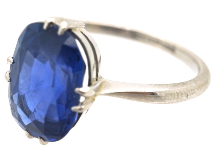 Art Deco Platinum & Sapphire Ring