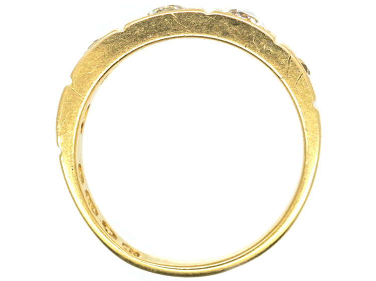 Victorian 18ct Gold Five Stone Diamond Ring