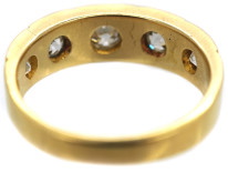 Victorian 18ct Gold Five Stone Diamond Ring