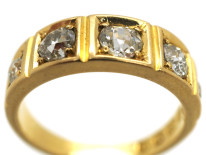 Victorian 18ct Gold Five Stone Diamond Ring