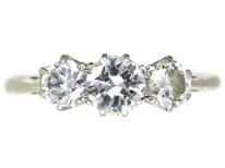 Platinum Three Stone Diamond Ring