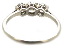 Platinum Three Stone Diamond Ring