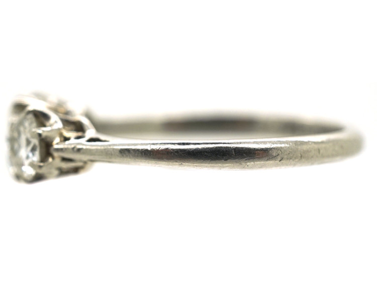 Platinum Three Stone Diamond Ring