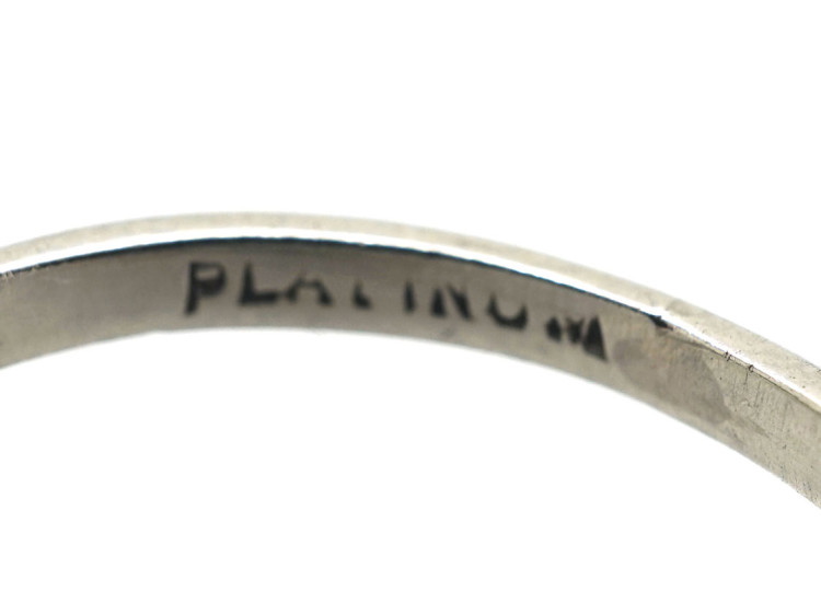 Platinum Three Stone Diamond Ring