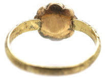 Georgian 18ct Gold Rose Diamond Cluster Ring
