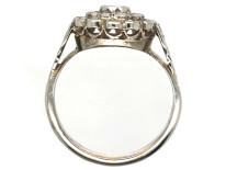 18ct White Gold Diamond Set Cluster Ring
