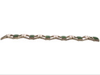Silver & Jade Bracelet