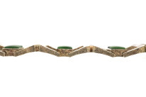 Silver & Jade Bracelet