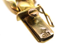 Art Deco 14ct Gold & Diamond Bracelet