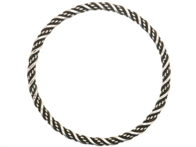 Silver Twist Bangle by Georg Jensen Silver Twist Bangle by Georg Jensen