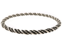 Silver Twist Bangle by Georg Jensen