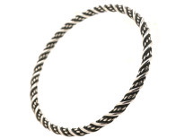 Silver Twist Bangle by Georg Jensen