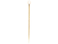 Edwardian Natural Pearl Tie Pin