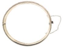 Silver Engraved Bangle
