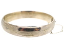 Silver Engraved Bangle