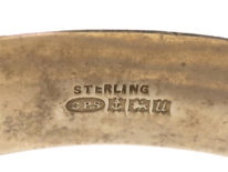 Silver Engraved Bangle