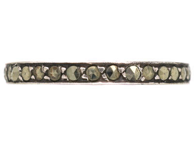Silver & Marcasite Eternity Ring