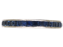18ct White Gold & Sapphire Eternity Ring