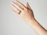 Victorian Wide Silver Buckle Ring