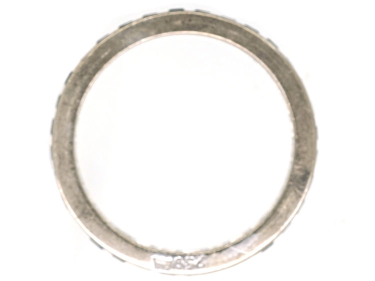 18ct White Gold & Sapphire Eternity Ring