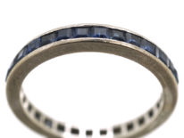 18ct White Gold & Sapphire Eternity Ring