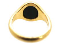 18ct Gold & Bloodstone Intaglio Signet Ring