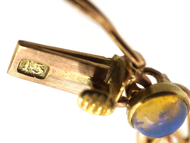 Edwardian 15ct Gold & Opal Bracelet