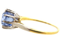 18ct Gold Ring Set With a Ceylon Sapphire