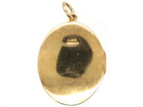 9ct Gold Oval Locket