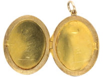 9ct Gold Oval Locket