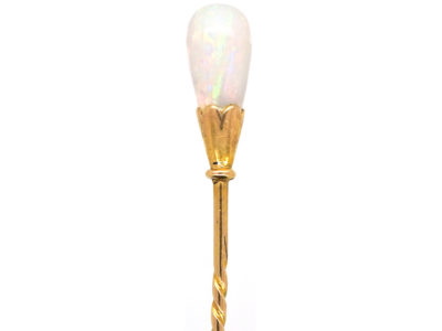 Edwardian 15ct Gold & Opal Tie Pin
