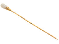 Edwardian 15ct Gold & Opal Tie Pin