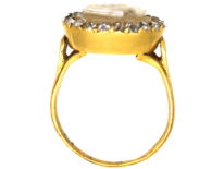 Early Georgian Diamond Cameo Ring