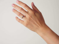 Art Deco 18ct Gold & Platinum, Diamond Solitaire Ring