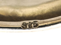 Silver Open Bangle With Hammered Design