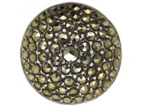 Art Deco Silver & Marcasite Round Ring