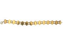 Silver Gilt & White Enamel Bracelet by Volmer Balmer