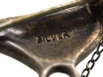 Silver & Marcasite Peacock Brooch