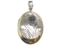Silver Oval Locket