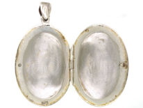 Silver Oval Locket