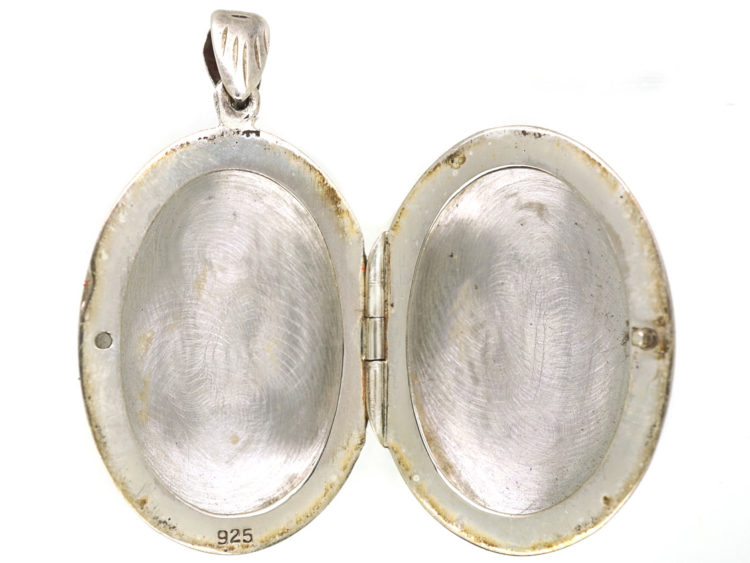 Silver Oval Locket