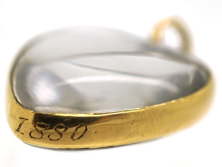 Victorian 18ct Gold Heart Shaped Locket